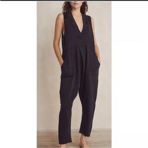 Intimately Free People What’s Up Onesie Oversized Black Jumpsuit 100% cotton M